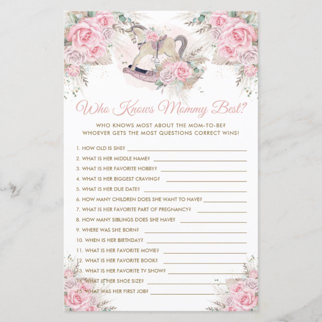 Cheval Rocheux Pampas Rose Qui Connaît Maman Meill (Devant)