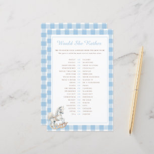 Cheval Rocheux Voudrait-Elle Plutôt Baby shower Je