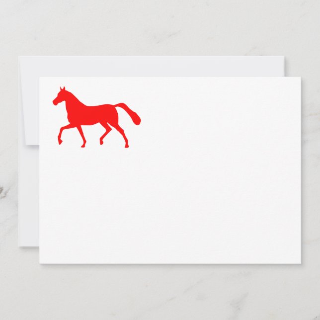 Cheval Rouge (Devant)