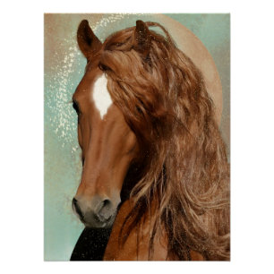 Cheval Rouge - Poster