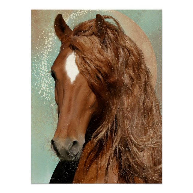 Cheval Rouge - Poster (Devant)