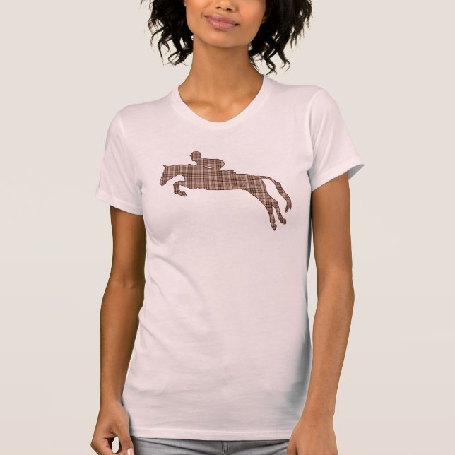 Cheval sautant de plaid de pullover de chasseur (Devant)