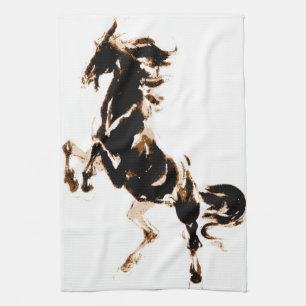 Cheval sauvage Américain MoJo Serviette de cuisine