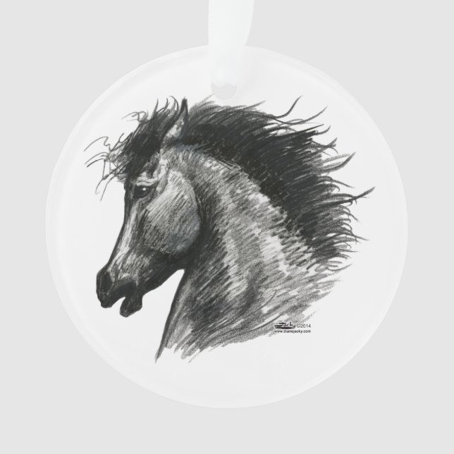 Cheval sauvage et enflammé (devant)