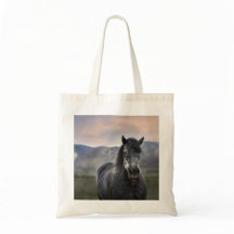Cheval Stallion gris Sac fourre-tout réutilisable