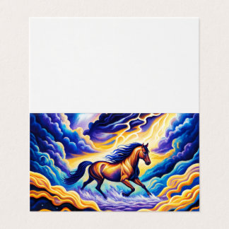 cheval sur les nuages