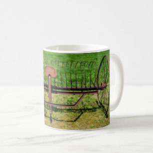 Cheval tiré Hay Rake Café Mug