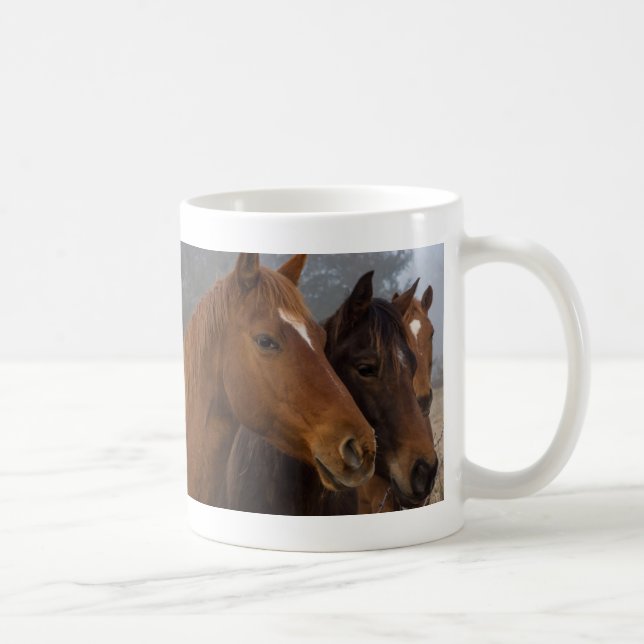 Cheval Triplet Café Mug (Droite)