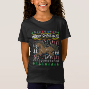 Cheval Vilain Sweat de Noël Série de la faune