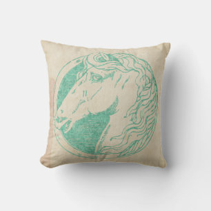 Cheval vintage Cameo Lance Oreiller