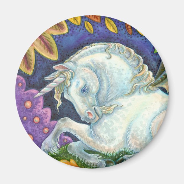 Cheval volant de licorne ailée Imaginaire MAGNET (Devant)