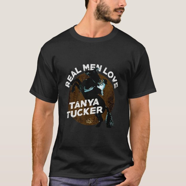 Cheval Vrais Hommes Aimer Tanya Tucker TShirts Cad (Devant)
