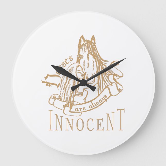 ChevalAreInnocent - Horloge (Recto)