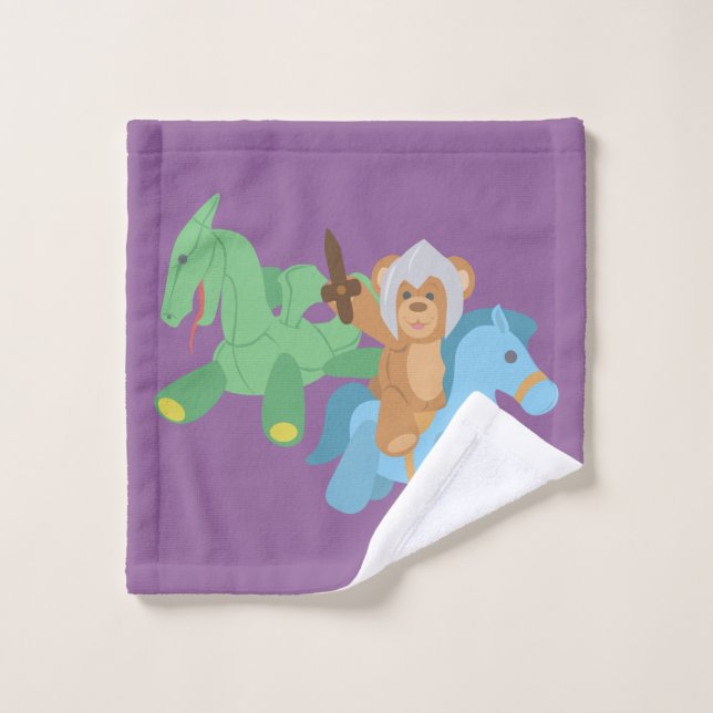 Chevalier de l'ours Teddy (Gant de toilette)