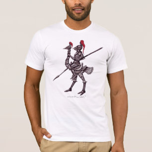 Chevalier frais sur le T-shirt de graphique