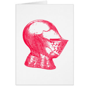 Chevalier rose Chevalier Médiéval Armure Casque Ch