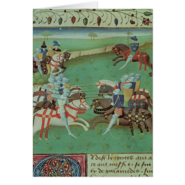Chevaliers de enseignement à jouter (Devant)