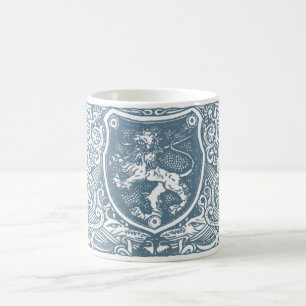 Chevaliers et tasse effrénée de lion