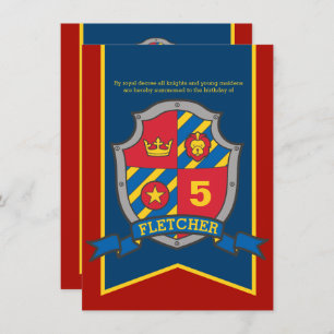 Chevaliers invitations médiévaux et jeunes filles 