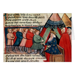 Chevaliers mettant en gage leur allégeance