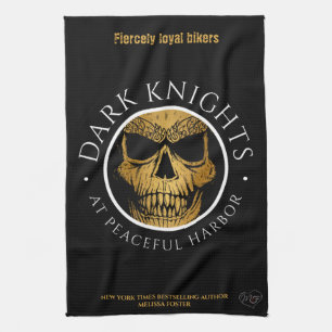 Chevaliers noirs Logo serviette de cuisine