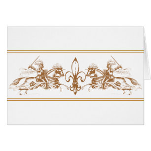 chevaliers sur des chevaux