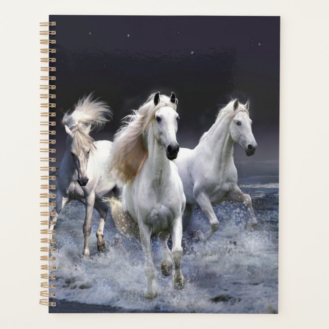 Chevaux à lancer l'oreiller (Devant)