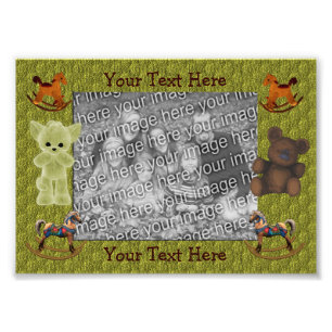 Chevaux à rocher Teddy Ours Cadre photo