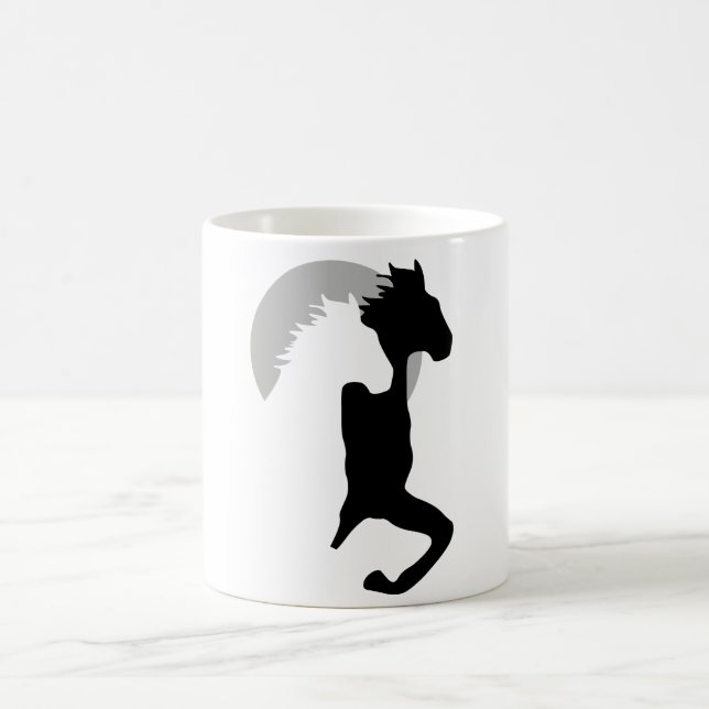 chevaux courant ensemble tasse mug (Centre)