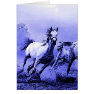 Chevaux de course et Lune Bleue