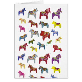 Chevaux de Dala vierge à l'intérieur