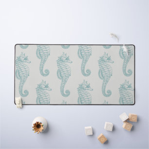 Chevaux de mer tropicaux, Motif hippocampe - gris