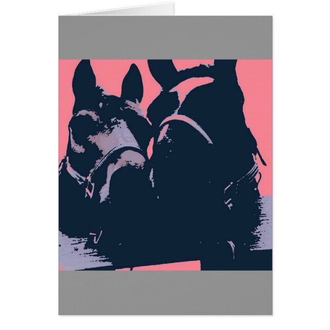 Chevaux en Love Pop Art (Devant)