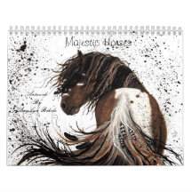 Chevaux Majestic Art By Bihrle Calendrier