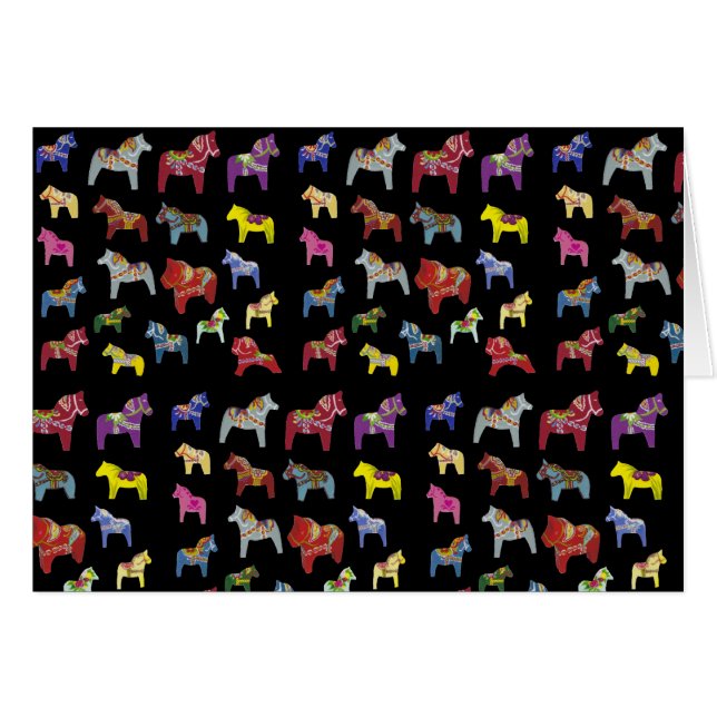Chevaux noirs (Devant horizontal)
