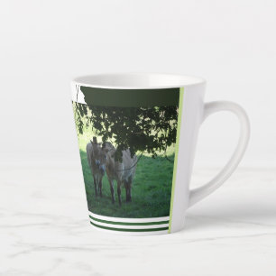 Chevaux Przewalski Collage Latte Mug