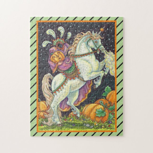 CHEVAUX SANS TÊTE FEMME DORMIR SOL PUZZLE (Vertical)