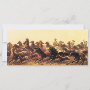 Chevaux sauvages de course par James Walker