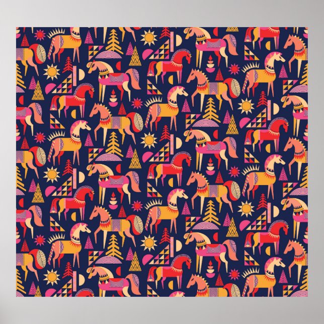 Chevaux Scandinaves : Décoration Décorative Sans C (Devant)