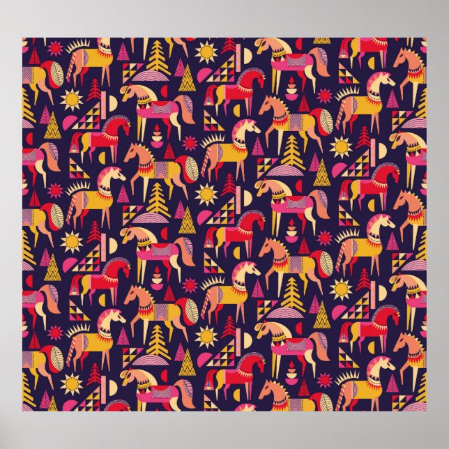 Chevaux Scandinaves : Décoration Décorative Sans C (Devant)