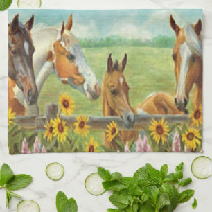 Chevaux Serviette de cuisine
