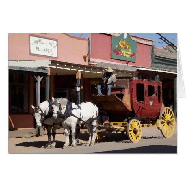 Chevaux Tombstone Stagecoach (Devant horizontal)
