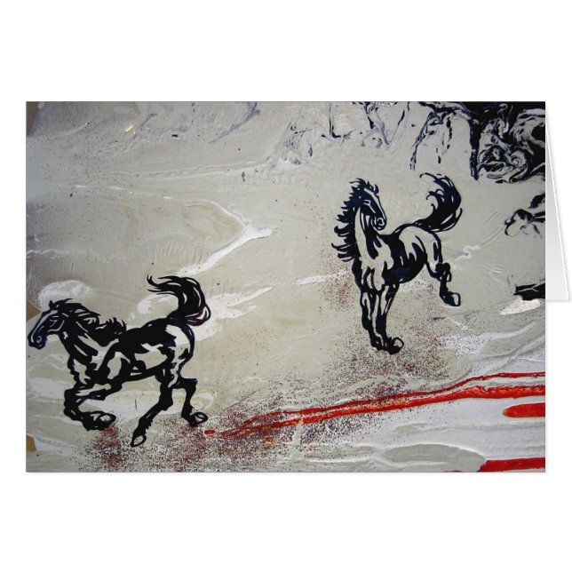 "Chevaux volants" (Devant Horizontal)