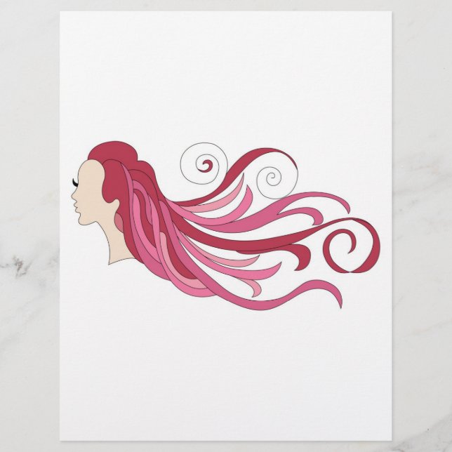 Cheveux colorés (Devant)