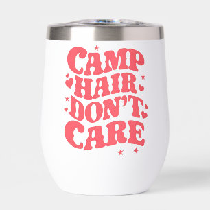 Cheveux de camping, on s'en fiche Filles de campin