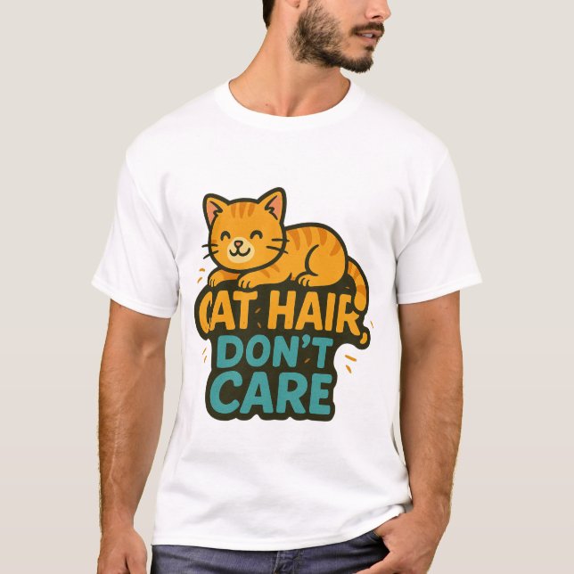 Cheveux de chat, Ne vous souciez pas - Tshirt Amou (Devant)