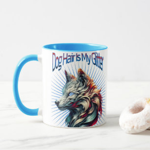 Cheveux de chien est ma Parties scintillant Mug -