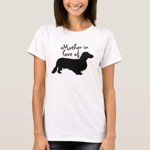 Cheveux longs Dachshund - Silhouette 1 T-shirt