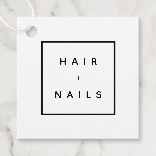 CHEVEUX + NAILS styliste étiquette fait main do-it (Devant)