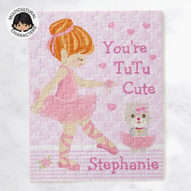 Cheveux rouges Ballerina Tutu migte Puzzle (Créateur téléchargé)